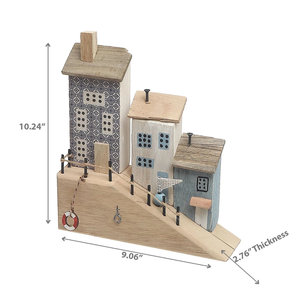 Triple Décor En Bois Maisons Au Bord De L'Eau