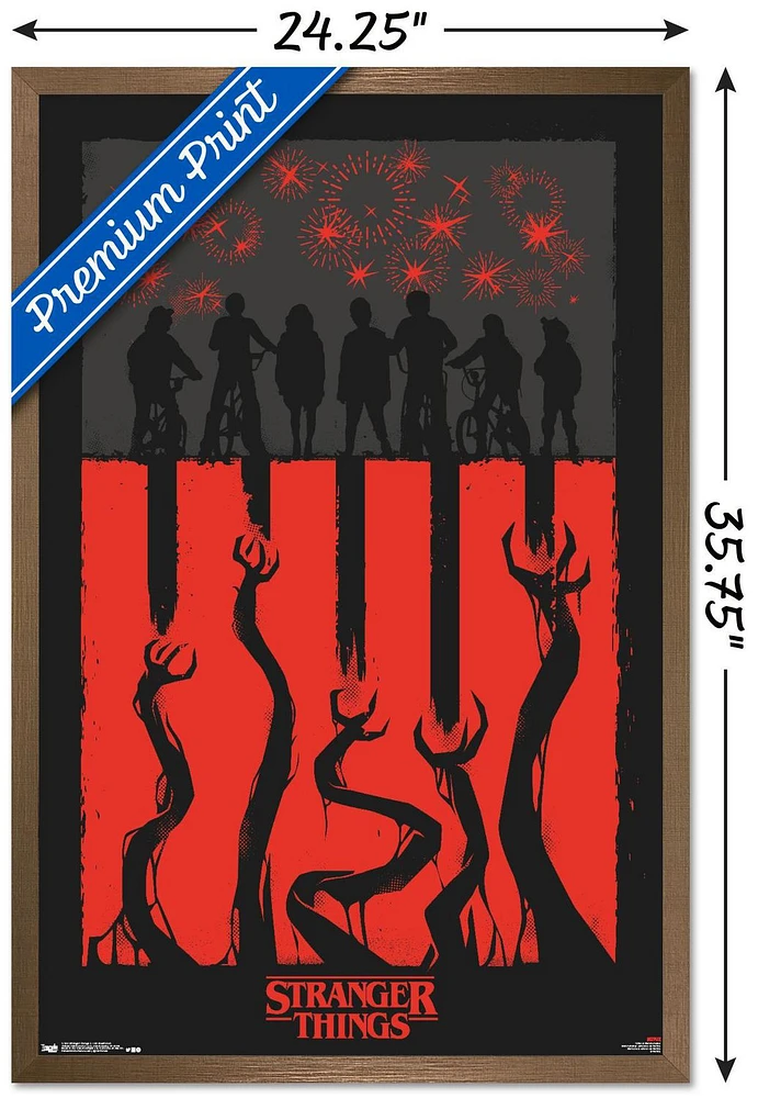 Netflix Stranger Things: Season 3 - 4Th Illustration Wall Poster, 22.375" x 34"