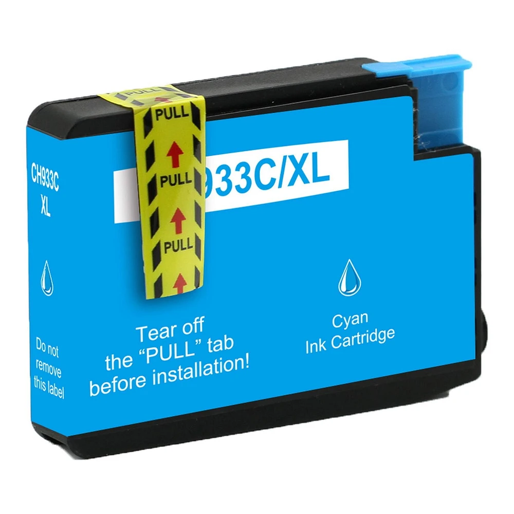 L-ink Cartouche à Jet d'encres Cyan Compatible 933XL (CN054AN)