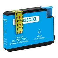L-ink Cartouche à Jet d'encres Cyan Compatible 933XL (CN054AN)