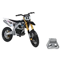 Supercross, Authentic Shane McElrath 1:10 Scale Collector Die-Cast Toy Motorcycle Replica with Display Stand, For Collectors and Kids Age 5 and Up