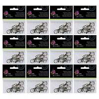 Time 4 Crafts DIY Arts and Craft 40mm Silver Trigger Snaps