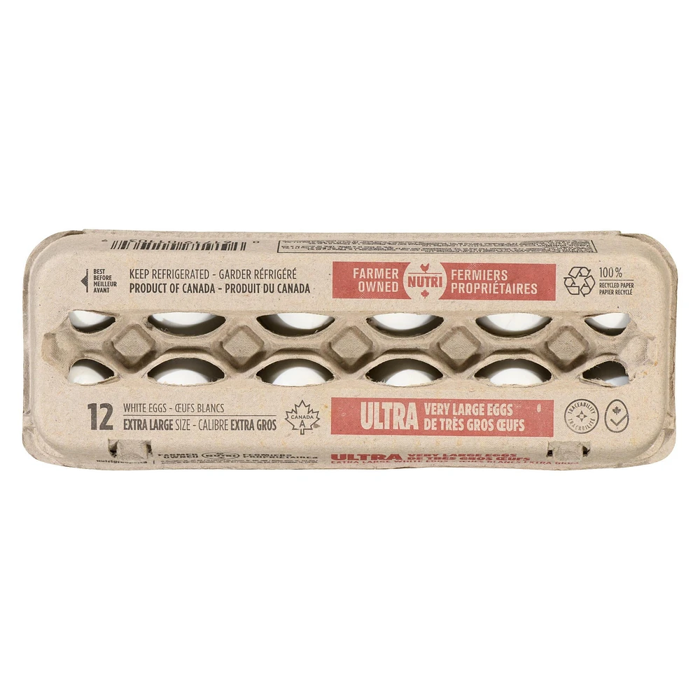 Nutri Ultra White Eggs 12, 12 Count