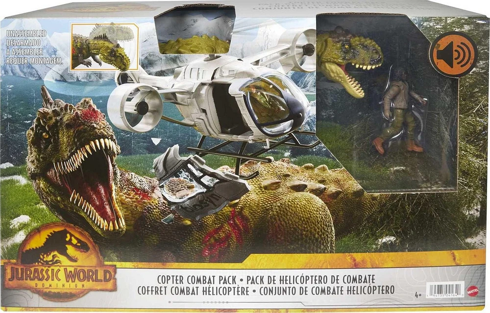 JURASSIC WORLD – Coffret Combat Hélicoptère