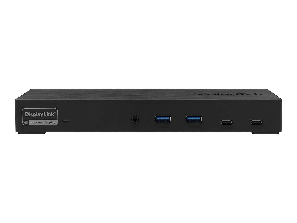 VisionTek VT7400 USB-C Docking Station, 3X 4K Displays, 100W Power Delivery, 3X HDMI, 2X DP, 4X USB, 2X USB-C, for Windows and MAC (Including M1 /M2)