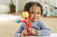 Marvel Spidey et ses Amis Extraordinaires, figurine de super-héros format géant Iron Man de 22,5 cm