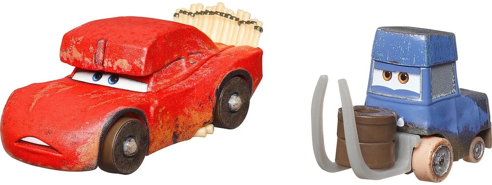 Pack de 2 personnages McQueen & Dino Pitty de Cars 3 de Disney•Pixar