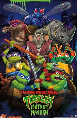 Teenage Mutant Ninja Turtles: Mutant Mayhem - Group Wall Poster