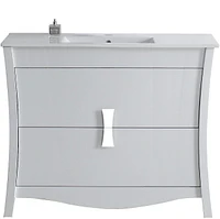 Imaginations Américaines 48 po W Vanity Set Blanc