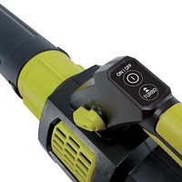 SunJoe 48V iON Souffleur à turbine sans balais sans fil avec 2 piles 24V et chargeur double
