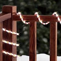18Ft LED Candy Cane Rope Lights