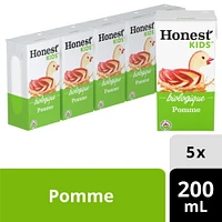 Honest Kids Apple 200 mL carton, 5 Pack, 200 x mL