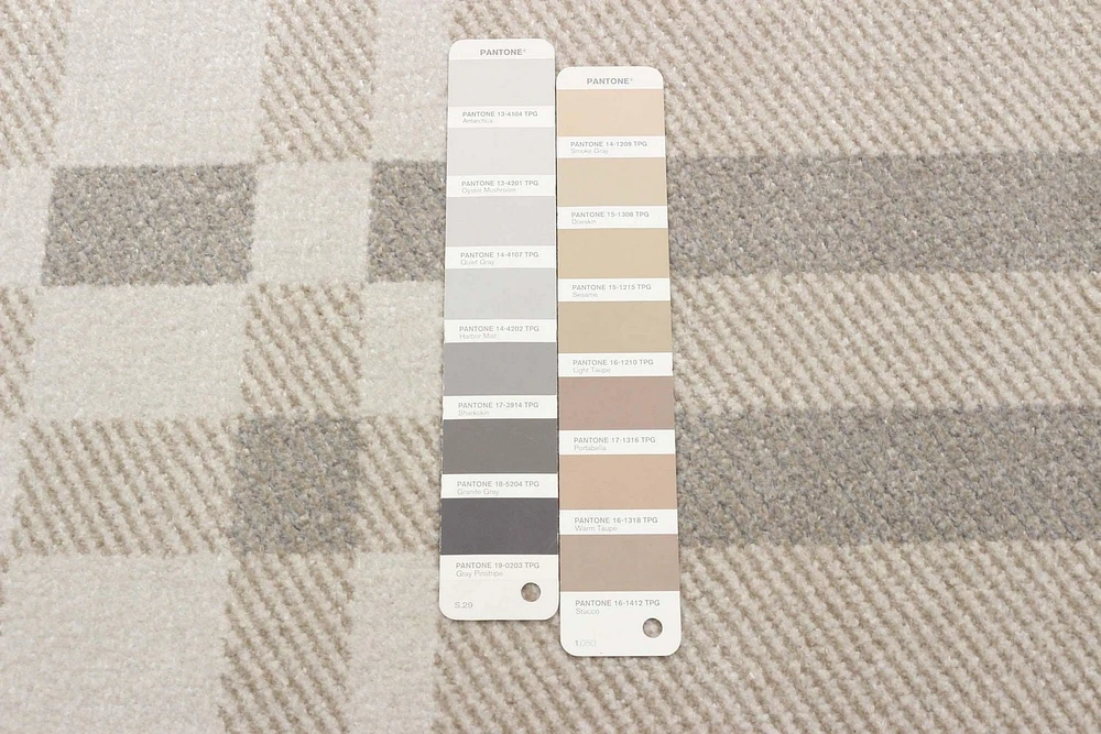 Tapis Lavable ECARPET à Carreaux pour Chambre, Salon, Chambre d'Enfant, Couloir