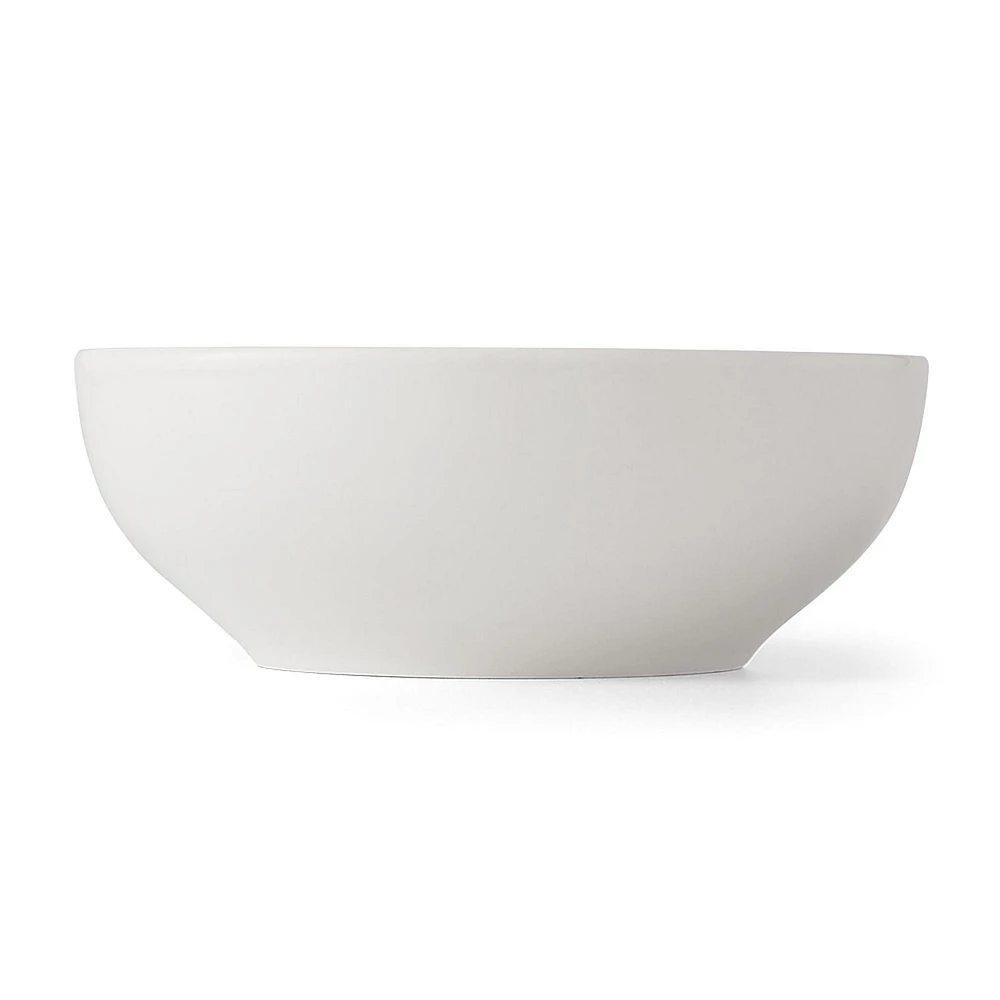 Mainstays Glazed White Stoneware Dinnerware Set, 12-Pieces, 12 PCS