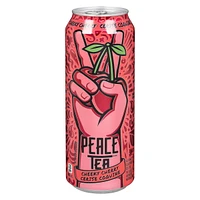 Peace Tea Cheeky Cherry Can, 695 mL, singles, 695 mL