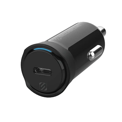 Chargeur rapide PowerVolt 20 watts Scosche CPDC20-SP, certifié USB de type C pour TOUS les appareils USB-C Chargeur rapide USB-C d’auto