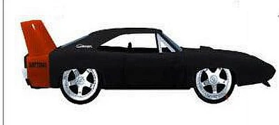 Jada BTM 1969 Dodge Charger Daytona Toy Car