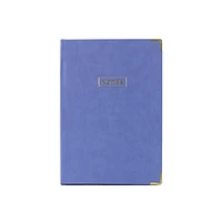 Journal Hilroy® À Bordure Dorée Bleue,7X10 Journal