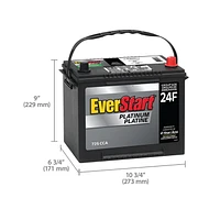 EverStart AUTO PLAT-MAXX-24F – 12 Volts, Batterie automobile, groupe 24F, 725 ADF EverStart – Batterie automobile