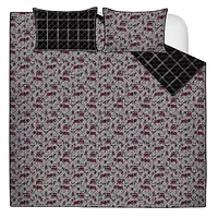 Safdie & Co. Courtepointe 3PC Ens K Nature Sauvage