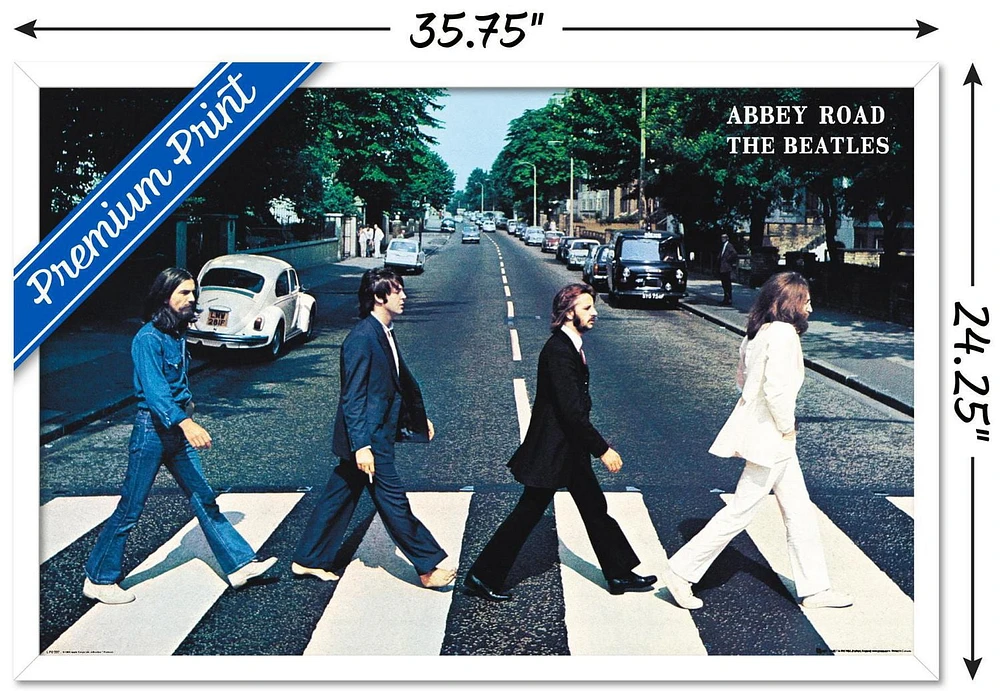 The Beatles - Abbey Road Wall Poster, 22.375" x 34"