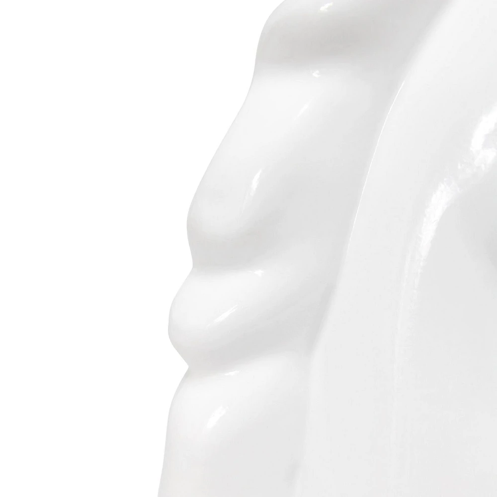 Simple Designs Lampe de table licorne blanche étincelante