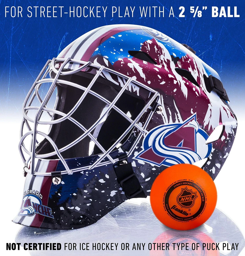 Franklin Sports NHL Masque de gardien Avalanche GFM 1500