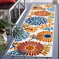 SAFAVIEH Cabana Garnet Tapis Floral Extérieur