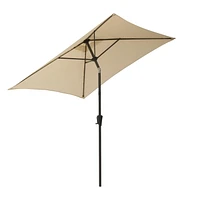 Parasol d'extérieur inclinable en tissu durable de 2 m x 2 m avec cadre en acier CorLiving