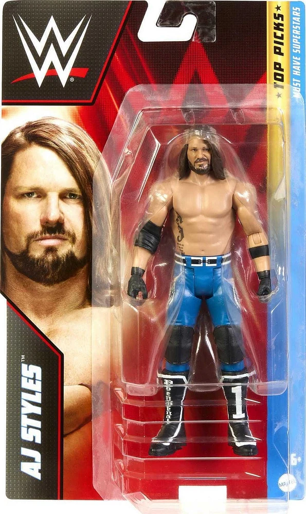 WWE – Figurine articulée Grands Champions AJ Styles