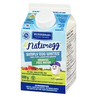 Naturoeuf que des blanc d'oeuf liquide biologiques Fermes Burnbrae 500 g / carton