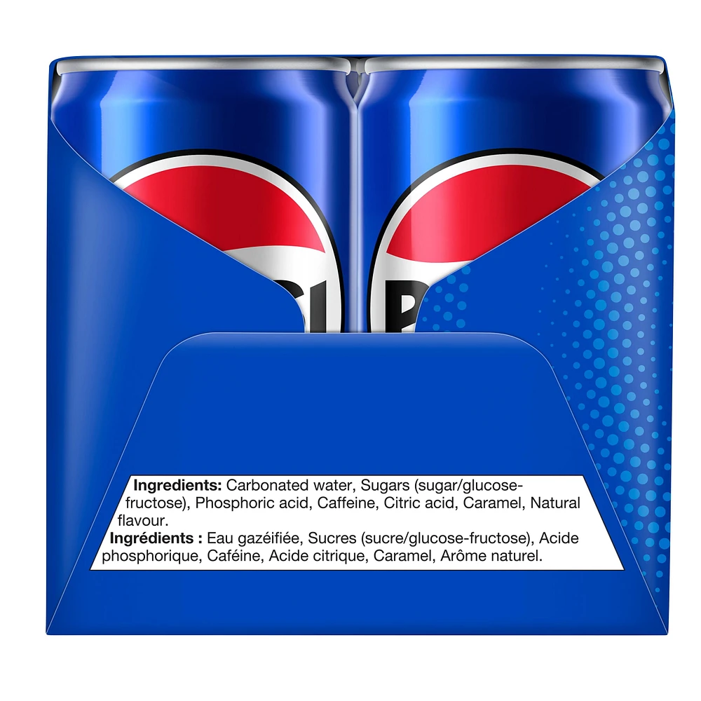 Pepsi Cola, 222mL Cans, 6 Pack, 6x222mL