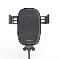Ventev - Qi 10W Wireless Car Mount Kit Dark Gray