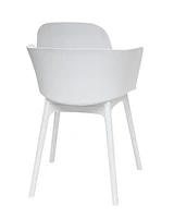 Dura Granada Set of 4 White Chairs