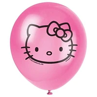 Ballons en latex assortis Hello Kitty de 12 po, 8 ct 4 couleurs, qualité hélium
