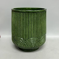 Hometrends 20CM Pot de fleurs vert Pot de fleurs vert