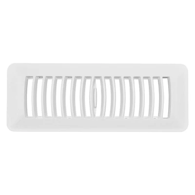 Imperial 3 po x 10 po Registre de plancher en plastique blanc 3x10po WHT Plas Flr Reg