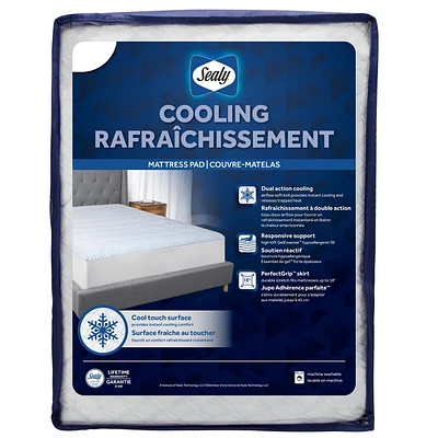 Sealy Cooling Fitted Mattress Pad 