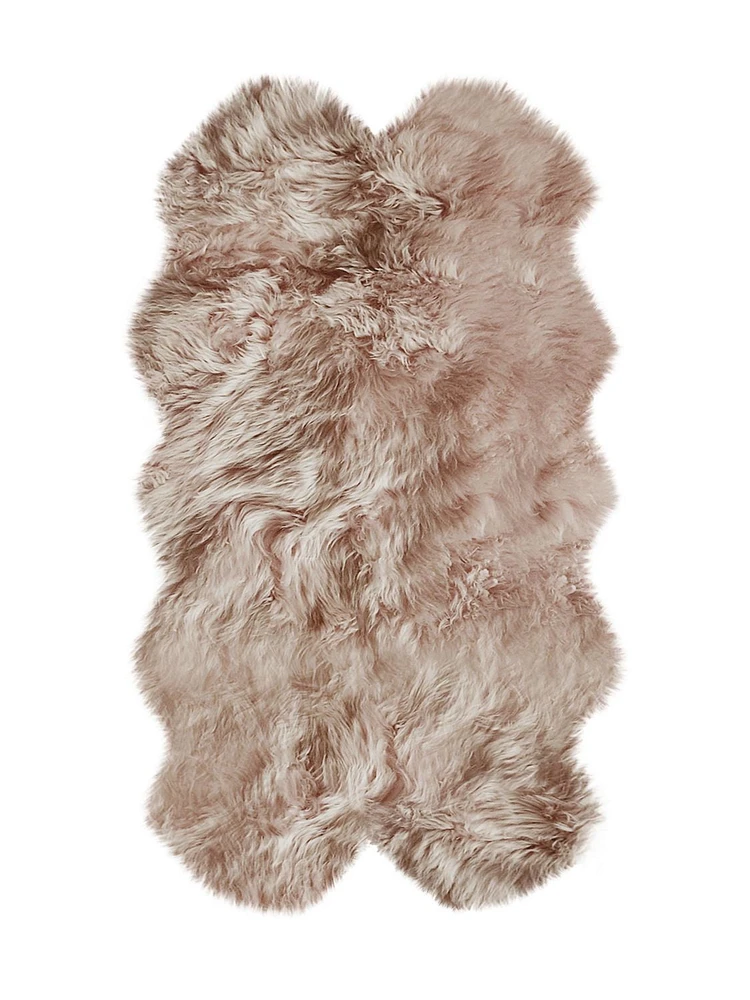 NEW ZEALAND SHEEPSKIN QUATTRO RUG 4' X 6'