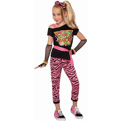 80s Totally Wild Girl's Costume