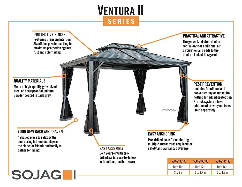 Abri Soleil Ventura II de Sojag