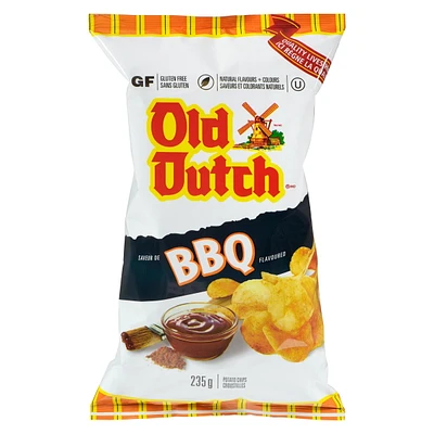 Old Dutch BBQ Potato Chips, 235 G