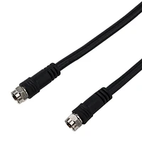 onn. 50 FT./15.2 m Indoor/Outdoor Coaxial Cable, Connect 2 Devices