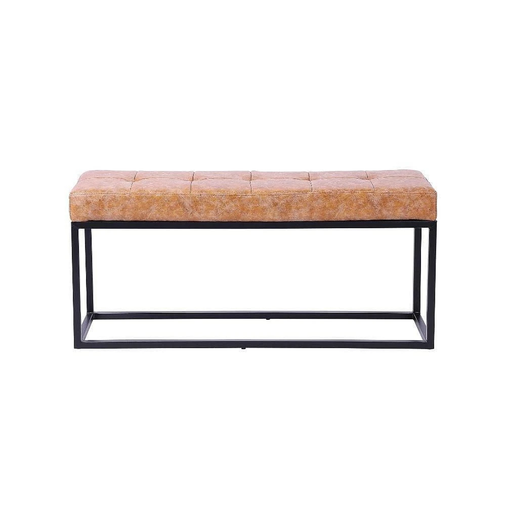 Heavenly Collection Banc en Cuir Blanc
