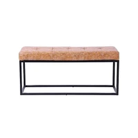 Heavenly Collection Banc en Cuir Blanc