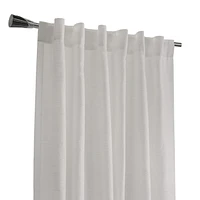 Tote, filtrant la lumière panneau de rideau jacquard à double entête 52" x 84