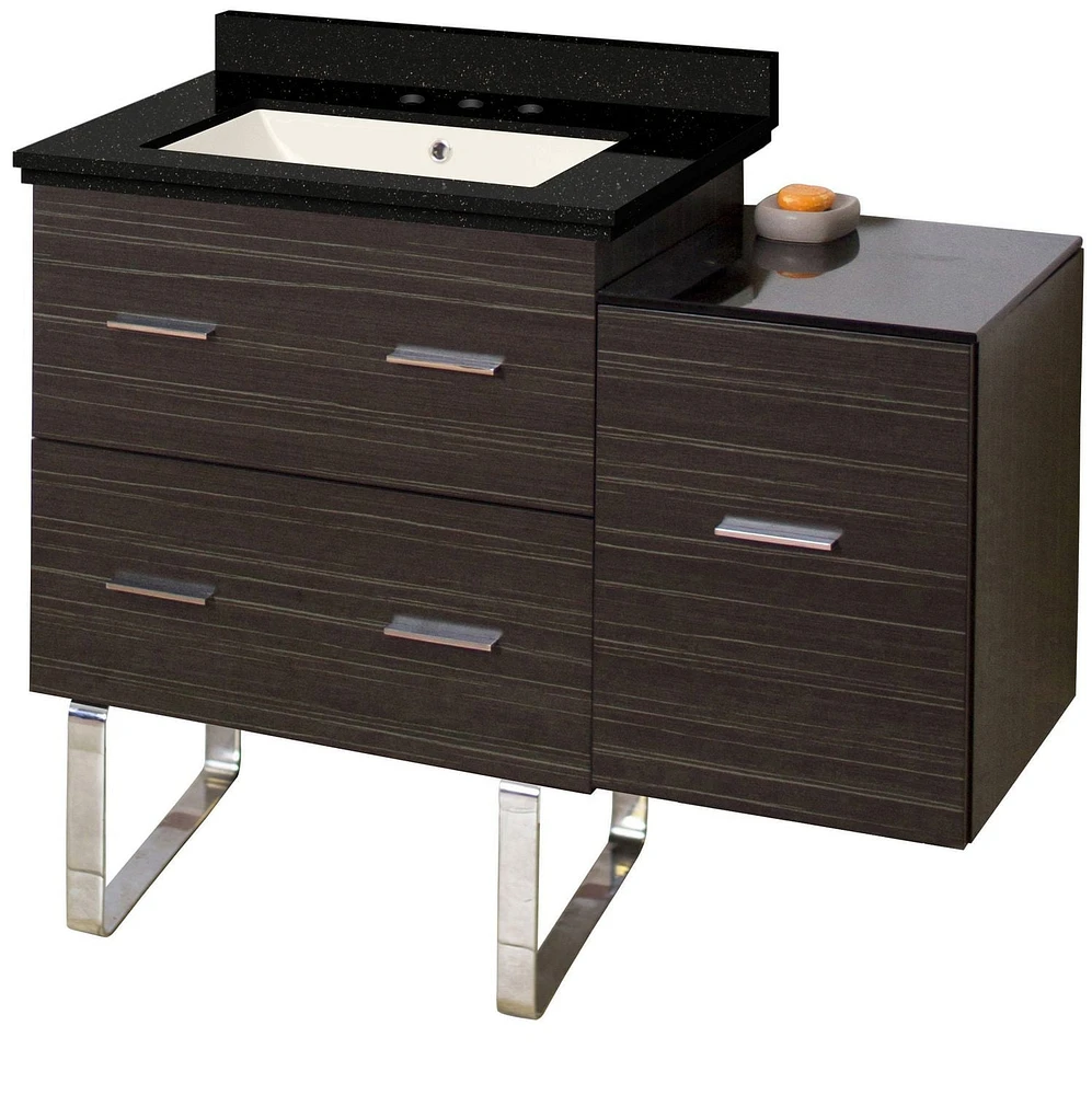 Imaginations Américaines pouces W Vanity Set Gris