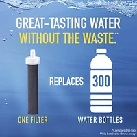 Système de filtration d'eau en bouteille Brita, 768 ml Goûtez la différence avec de l'eau filtrée Brita