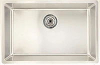 American Imaginations 31-in. Évier de cuisine en acier inoxydable approuvé par W CSA avec 1 bol et calibre 18