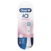 Brossettes de rechange Soins doux pour brosse à dents Oral-B iO, Blanches blanc, 2 unités